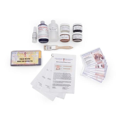 TCCC Advanced Moulage Kit - Piel Clara, 1025986, Atenci&oacute;n m&eacute;dica en trauma cr&iacute;tico y atenci&oacute;n m&eacute;dica en emergencias traum&aacute;ticas
