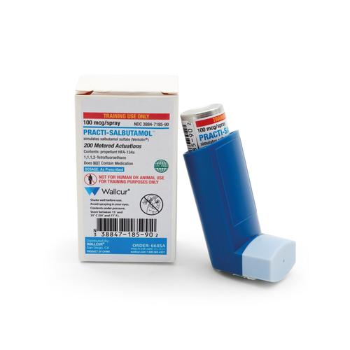 Practi-Salbutamol Inhalateur doseur de 100mcg (bo&icirc;te de 5), 1026198, Practi-Inhalateurs, Sprays et N&eacute;buliseurs