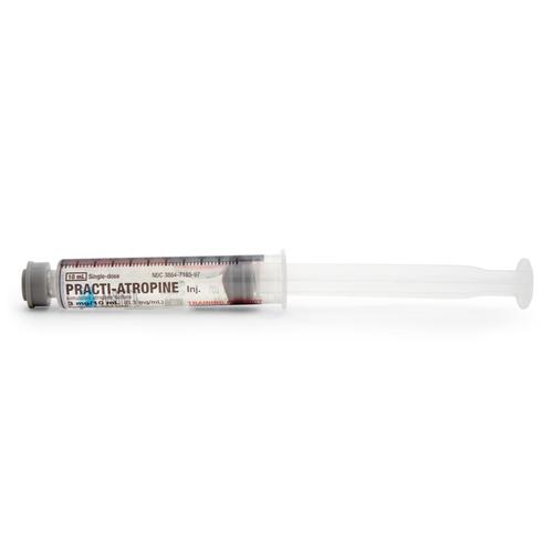 Practi-Atropine Sulfate 3mg/10mL Prefilled Syringe (30 Syringes), 1026227, Practi-Prefilled Syringes, Code Medicines, and Kits