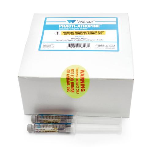 Practi-Atropine Sulfate 3mg/10mL Prefilled Syringe (30 Syringes), 1026227, Practi-Prefilled Syringes, Code Medicines, and Kits