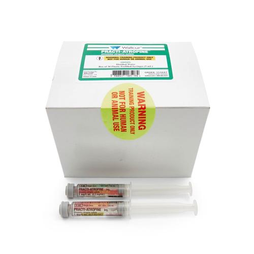 Practi-Atropine Sulfate 1mg/5mL Prefilled Syringe (30 Syringes), 1026228, Practi-Prefilled Syringes, Code Medicines, and Kits