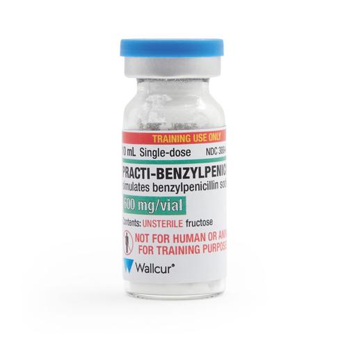 Practi-Benzylpenicillin Sodium 600mg/10mL Powder Vial (Pack of 30), 1026230, Practi-Vials