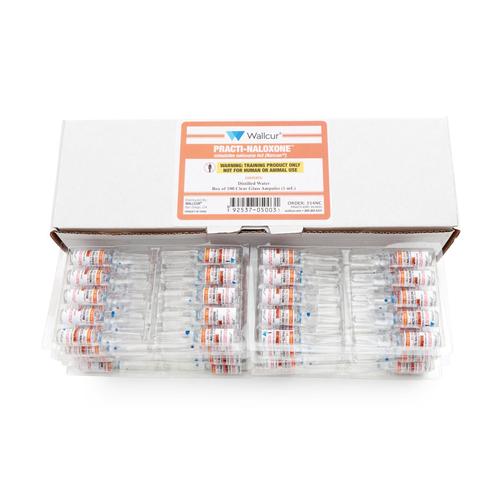 Practi-Naloxone (Narcan) 400 mcg/1 mL &ndash; ampolla (paquete de 100), 1026235, Practi-Ampollas