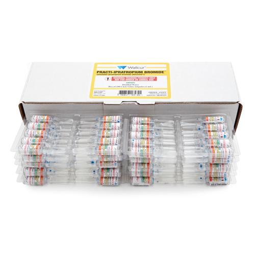 Practi-Ipratropium Bromide 250mcg/1mL Ampule (Pack of 100), 1026236, Practi-Ampules