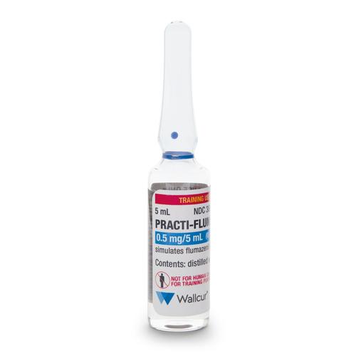 Practi-Flumazenil 500mcg/5mL Ampule (Pack of 100), 1026242, Practi-Ampules