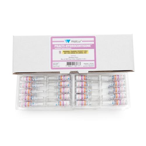 Practi-Hydrocortisone 100mg/1mL Ampule (Pack of 100), 1026243, Practi-Ampules