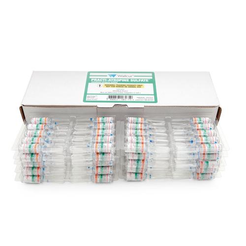 Practi-Atropine Sulfate 600mcg/ 1mL Ampule (Pack of 100), 1026245, Veterinary Training Medicine