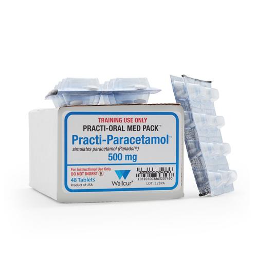 Practi-Paracetamol 500mg Oral Unit Dose (48 Tablets), 1026330, Practi-Oral Medications