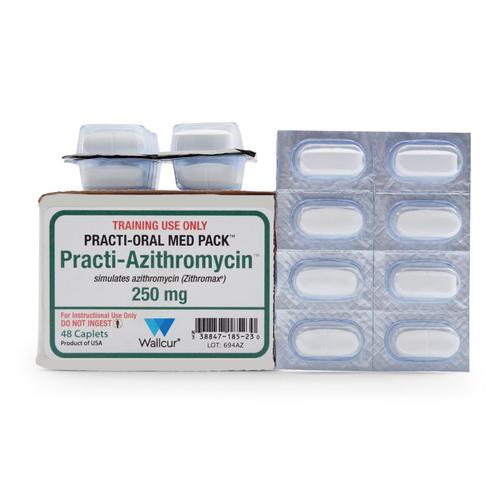 Practi-Azithromycin 250mg Oral Unit Dose (48 Caplets) | 1026345 ...