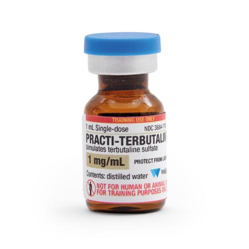 Practi-Terbutaline: vial de 1 mg/1 mL (paquete de 40), 1026355, Practi-Viales