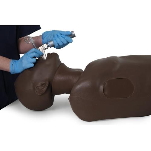 TruMan Trauma Adulto, Oscuro, 1027009, Reanimaci&oacute;n cardiopulmonar avanzada con traumatismo (ATLS)