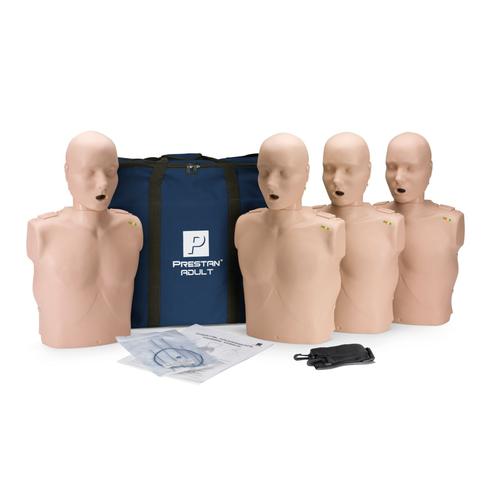 Professionelle Reanimationspuppe Erwachsene, 4er-Pack, heller Hautton, 1027142, Wiederbelebung Erwachsene
