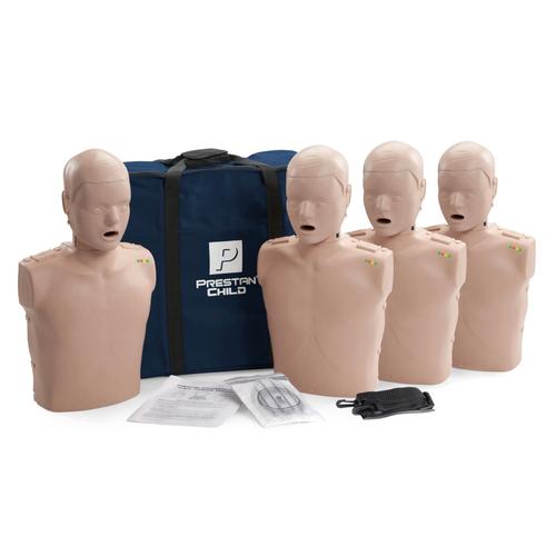 Maniqu&iacute;es profesionales de entrenamiento en RCP pedi&aacute;trica pack de 4, piel clara, 1027148, BLS pedi&aacute;trica