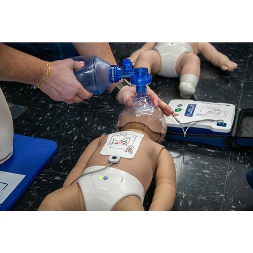 Professionelle CPR-&Uuml;bungspuppe S&auml;ugling, 4er-Pack, heller Hautton&nbsp;, 1027152, Wiederbelebung Neugeborene
