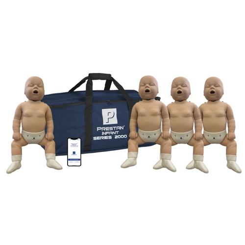 Professionelle Simulationspuppe&nbsp;S&auml;ugling, Serie 2000,&nbsp;4er-Pack, heller Hautton&nbsp;, 1027164, Wiederbelebung Neugeborene
