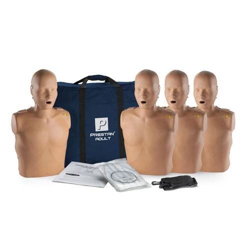 CPR-&Uuml;bungspuppe f&uuml;r Erwachsene Professional&nbsp;4er-Pack, dunkler Hautton, 1027230, Wiederbelebung Erwachsene
