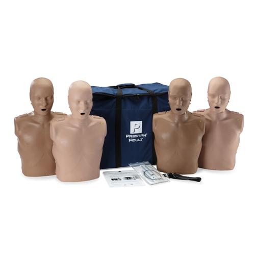 Kit profesional de diversidad de maniqu&iacute; de RCP para adulto, paquete de 4, 1027231, BLS adulto