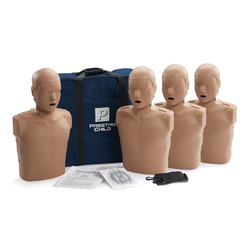 Professionelle&nbsp;CPR-Kinder-Reanimationspuppe, 4er-Pack, dunkler Hautton, 1027238, Wiederbelebung Kinder
