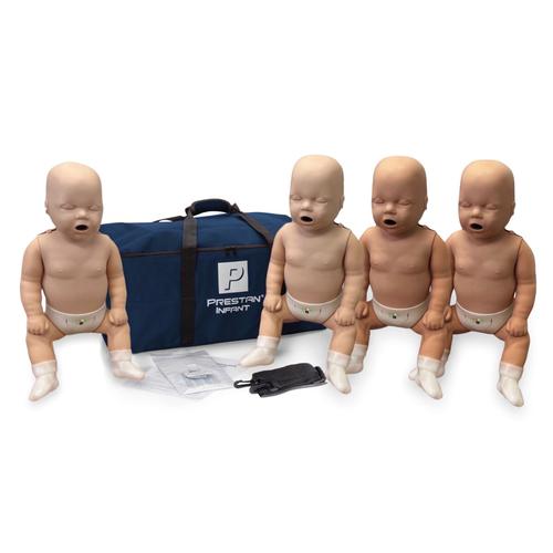 CPR-&Uuml;bungspuppe f&uuml;r S&auml;uglinge, professionelles Diversit&auml;ts-Set, 4er-Pack, 1027251, Wiederbelebung Neugeborene
