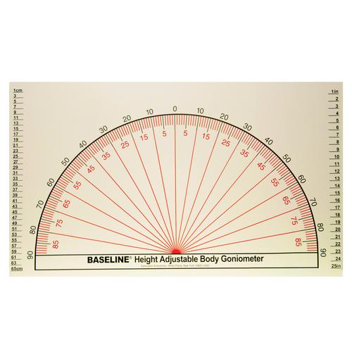 Baseline adjustable wall goniometer, 3009533, Composición corporal y Medidas