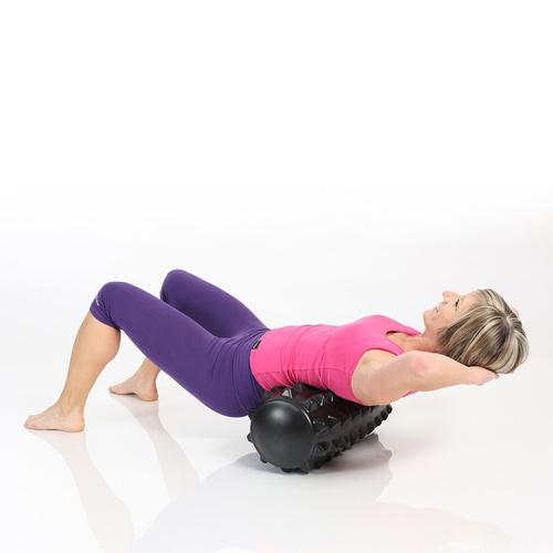Togu Actiroll Spiked Massage Roller, 21" x 10", black, 3009978, Exercise Balls