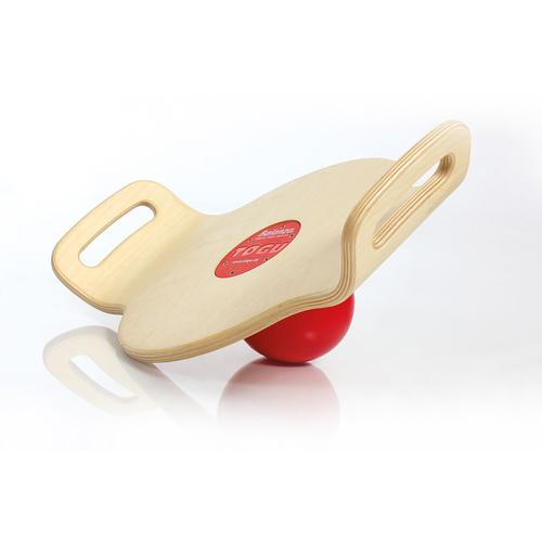 Togu Balanza, 22" x 14" x 3", birch wood w/red balls, 3009992, Exercise Balls
