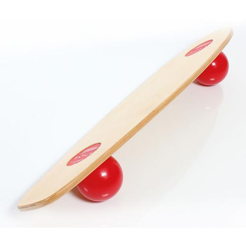 Togu Balanza Freeride, 39" x 12" x 6", birch wood w/red balls, 3009995, Exercise Balls