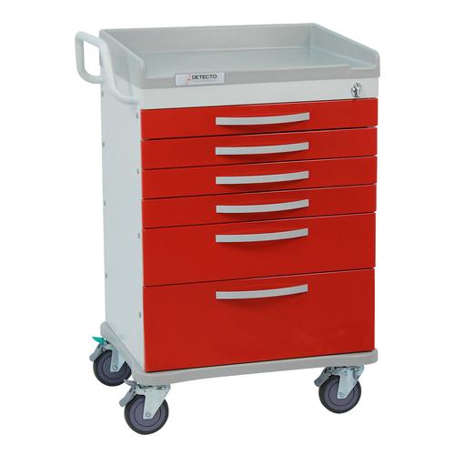 Whisper Cart, red, 3010099, Medical Carts