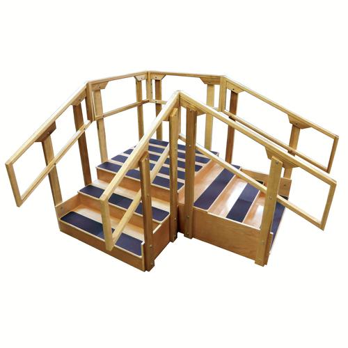 ADA Convertible Training Stairs, 36" W, 3010666, Escaleras de entrenamiento