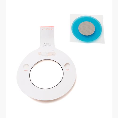Little Junior QCPR Ventilation Sticker, 3011735, BLS and CPR Accessories