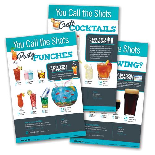 "You Call The Shots" 3 Poster Pack, 3011775, Drug and Alcohol Education