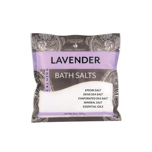 Lavender Bath Salts Pouch 8 oz, 3011826, Soaps, Salts and Scrubs