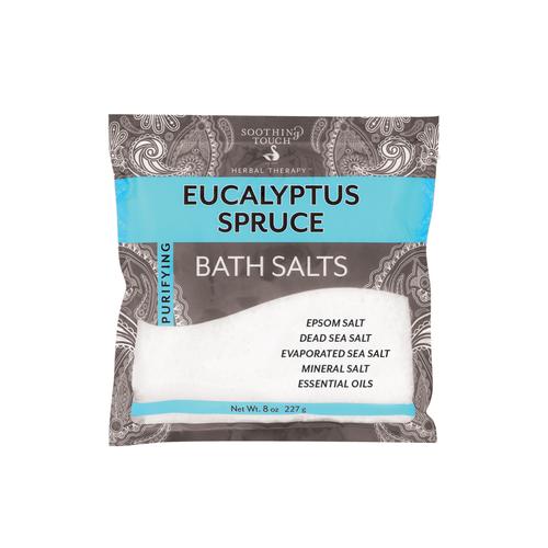 Eucalyptus Spruce Bath Salts Pouch 8 oz, 3011828, Soaps, Salts and Scrubs