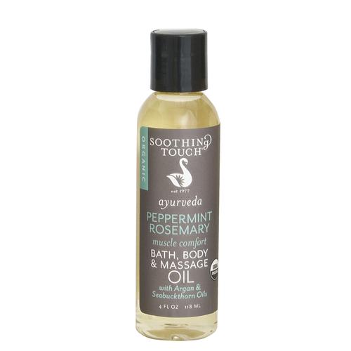 Peppermint Rosemary Bath, Body & Massage Oil 4 oz, 3011844, Aceites de masaje