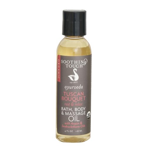 Tuscan Bouquet Organic Bath, Body & Massage Oil 4 fl oz, 3011846, Massage Oils