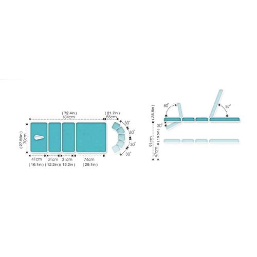Mettler Traction System, blue, 3012034, Camillas El&eacute;ctricas y hidr&aacute;ulicas