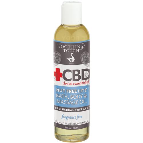 CBD Nut Free Lite Oil 8 oz, 3012049, Massage Oils