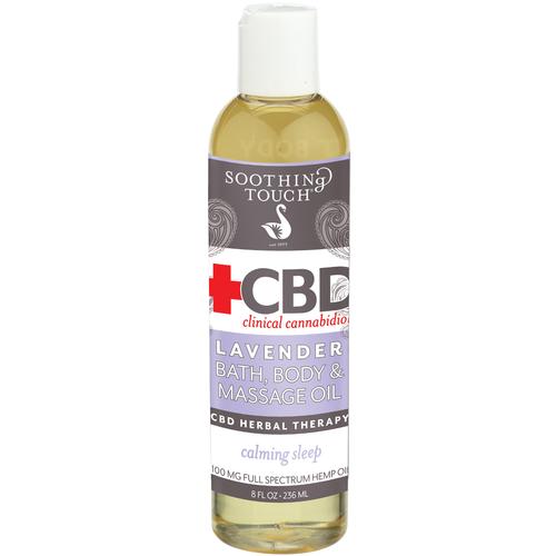 Lavender cbd massage oil