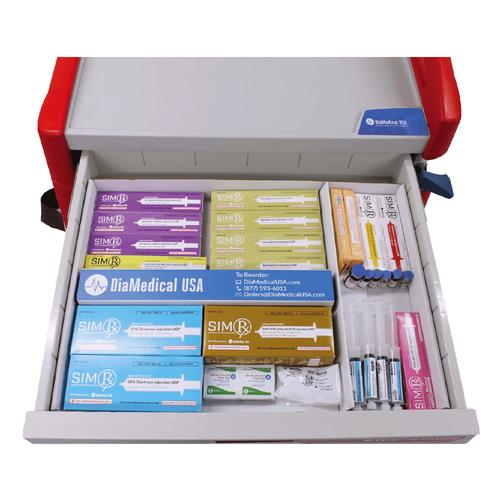 Signature Loaded 6 Drawer Crash Cart #1 Refill, 3017400, Replacements