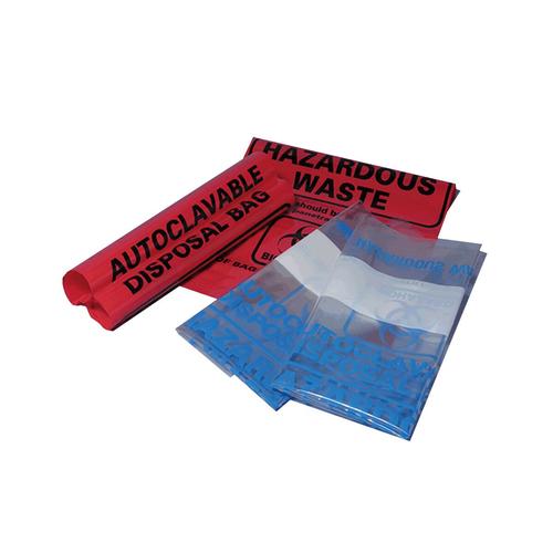 Autoclave Bags, Red, 31x66cm, 3920146, Microbiologia
