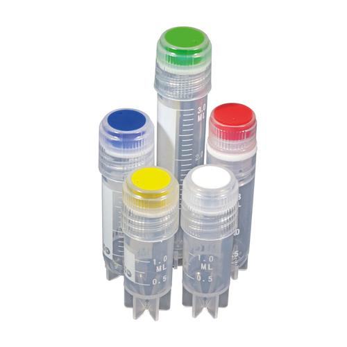 Cap inserts for cryogenic vial, yellow, 3920190, Tubes and Vials