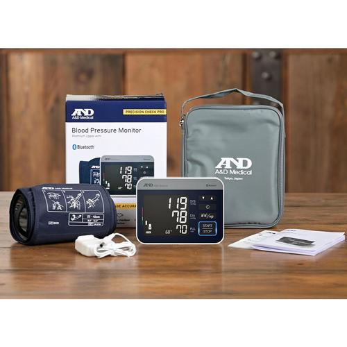Precision Check Pro Bluetooth Blood Pressure Monitor w/ Pre-Formed Wide Range Cuff, 3921419, Sphygmomanometers