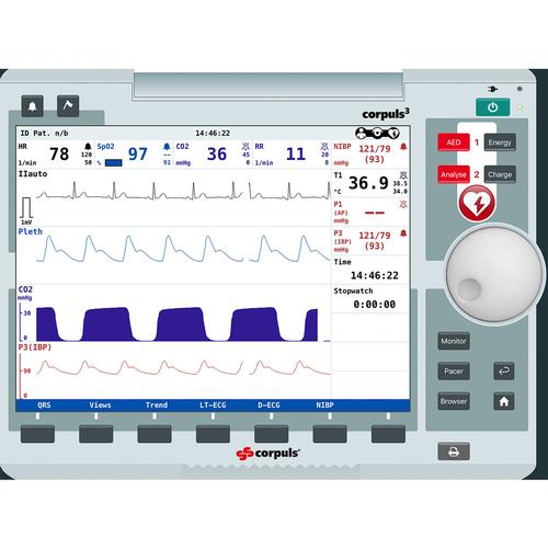 corpuls3&nbsp;, 8000967, Simulated Defibrillators, Hospital Monitor