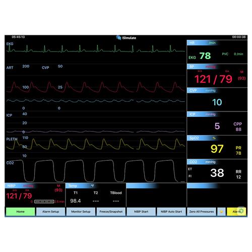 CARESCAPE&trade;&nbsp;B40, 8000969, Simulated Defibrillators, Hospital Monitor