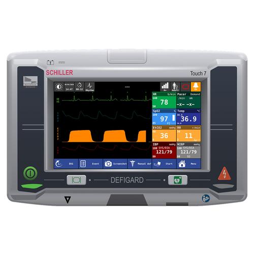 Schiller DEFIGARD Touch 7 Monitor de paciente Simulación de pantalla para REALITi 360, 8001000, Monitores