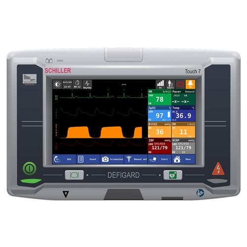 Schiller DEFIGARD Touch 7, 8001000, Simulated Defibrillators, Hospital Monitor