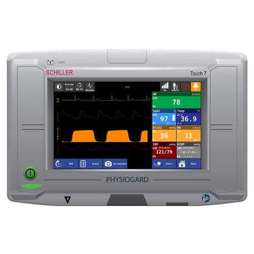 Schiller PHYSIOGARD Touch 7 Patient Monitor Screen Simulation for REALITi 360, 8001001, Patient Monitor Simulators