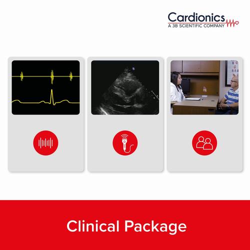SAM4 Online Clinical Package &ndash; Real Sounds, Transthoracic Echocardiogram (TTE) Videos, Case Studies, 8001155, Auscultation