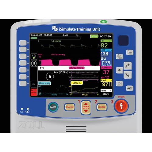 Zoll X Advanced, 8001205, Simulated Defibrillators, Hospital Monitor