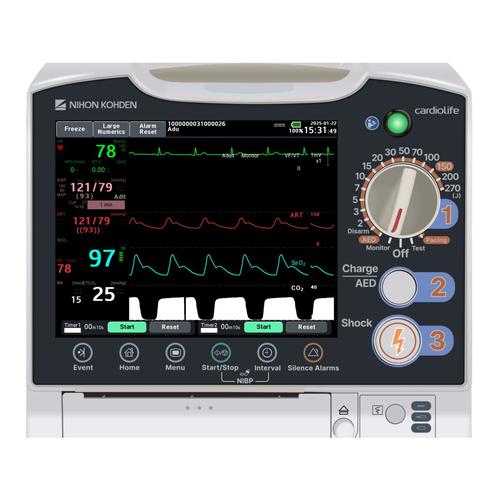 Nihon Kohden - EMS1052, 8001311, Simulated Defibrillators, Hospital Monitor